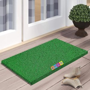 Amro Door Mat for Outdoor/Offices/Restaurants/Color-Grass Green